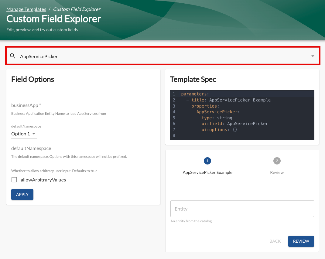 Load Template Directory option