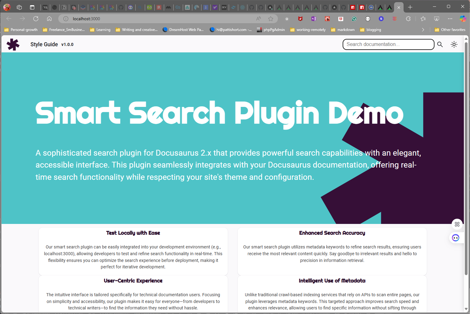 Image showing the search bar in its inactive state